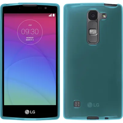 Produktbild von PhoneNatic Case kompatibel mit LG Spirit - türkis Silikon Hülle transparent + 2 Schutzfolien