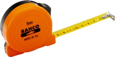 Obrázek produktu pro Bahco Krátký svinovací metr, pouzdro z ABS, kompaktní třída II, 5 m