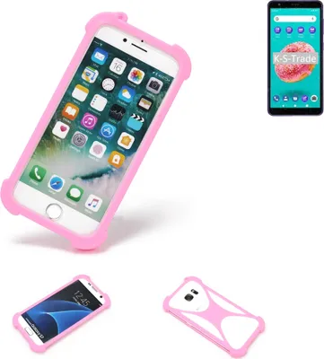 Produktbild von K-S-Trade Handy Hülle kompatibel mit ZTE Blade A3Y Schutz Hülle Bumper Silikon Schutz Hülle Cover Case Silikoncase Silikonbumper TPU Softcase