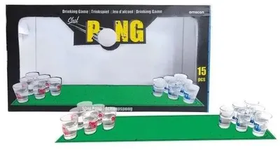 Produktbild von Partyspiel Shot Pong 15-teilig