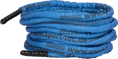 Produktbild von Fitness Tau Trainingsseil Schlagseil Battle Rope Schlangenseil 3 cm x 15 m BLAU