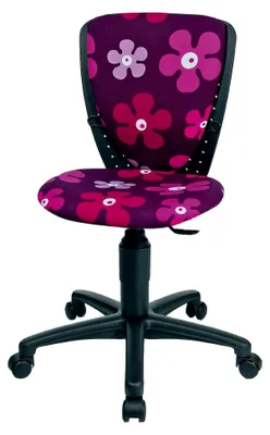 Produktbild von Kinderdrehstuhl S´cool 3 - Motiv Blumen lila