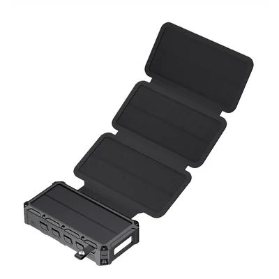 Produktbild von 20000 mAh Solarladegerät mit USB-Anschluss für Telefone, Powerbanks, Tablets und mehr – perfekt zum Wandern, Camping und für Outdoor-Aktivitäten