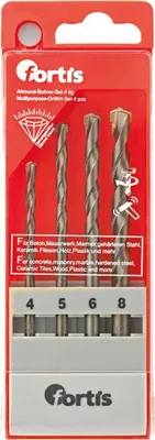 Produktbild von Fortis 4317784773225, Bohrer, 4 Stück(e)