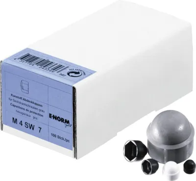 Produktbild von Abdeckkappe für M10 SW17 grau E-NORMpro