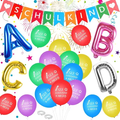 Immagine prodotto di Decorazioni con palloncini per l'inizio dell'anno scolastico