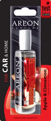 Produktbild von Original Areon Auto Parfüm Lufterfrischer Duftbaum Zersträuber Apfel / Zimt 35ml