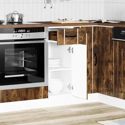 Obrázek produktu pro vidaXL Spodní kuchyňská linka Lucca, materiál na bázi dřeva, kouřový dub