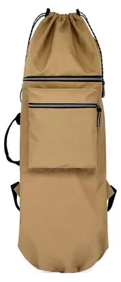 Produktbild von Wasserdichter Skateboard-Rucksack mit verstellbaren Schultergurten und faltbaren Riemen