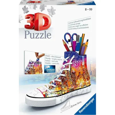 Image de puzzle 3D - Sneaker - Skyline - 108 pièces