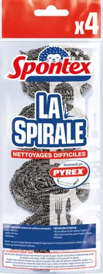 Image de Spirale à Récurer Spontex X4 Nettoyage Puissant Et Durable - Spontex