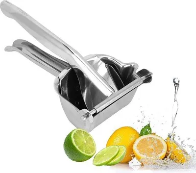 Produktbild von Famanu Saftpresse Handbetrieben mit Ergonomischem Griff - Edelstahl