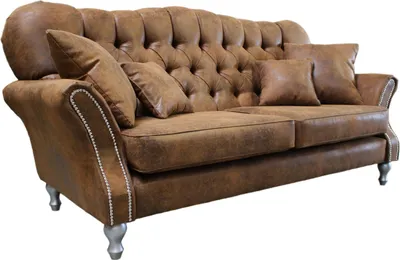 Produktbild von Sofa Couch Polster 3 Sitzer Leder Sofas Couchen Sitz Chsterfield Design Club 3er