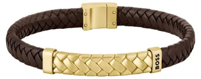 Produktbild von Edles Lederarmband für Herren Tailored 1580675 Länge: 19 cm