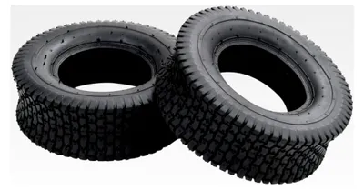 Produktbild von 2x Pannensichere Schubkarrenreifen 13x5.00-6 4PR Gummi