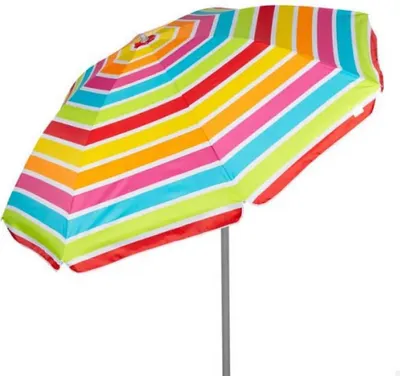 Image de Aktive 62362 Uv50 Ø Rayé Parasol basculant 200 Cm Multicolore One Size