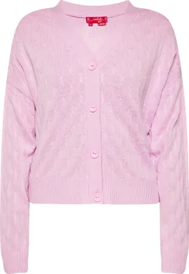 Produktbild von SWIRLY damen strickjacke - pink, M
