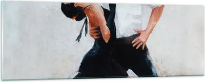 Produktbild von Bilder auf glas - tanzen sie - 90x30cm - Glasbilder - Wandbilder - Bilder - Kunstdruck - zum Aufhängen bereit - Wanddekoration aus Glas - Glas Bilder - Wandbild auf Glas - Einteilig - GAB90x30-3771
