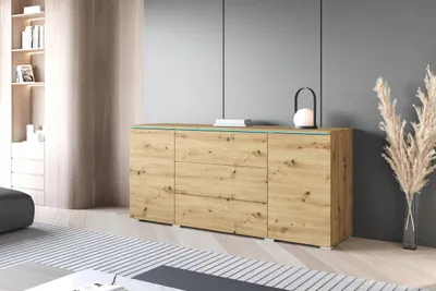 Obrázok produktu pre Kombinovaná komoda HERMINA 150 - dub artisan