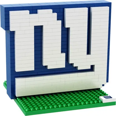 Produktbild von NFL New York Giants 3D BRXLZ Puzzle Logo Set Football