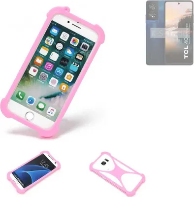 Produktbild von K-S-Trade Handy Hülle kompatibel mit TCL 40 NXTPAPER Schutz Hülle Bumper Silikon Schutz Hülle Cover Case Silikoncase Silikonbumper TPU Softcase
