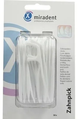 Produktbild von MIRADENT Zahnpick Zahnseidensticks