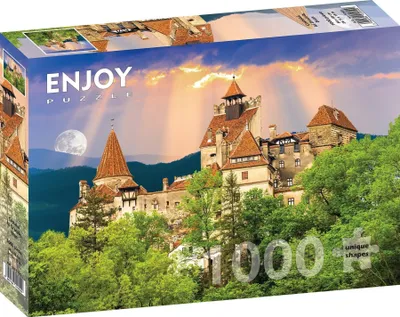 Zdjęcie produktu dla Puzzle 1000 elementów Enjoy – Zamek Draculi w Branie