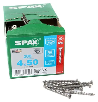 Obrázek produktu pro Šroub R 88091 Zápustná hlava T-STAR 4 x 50/45-T20 A 2