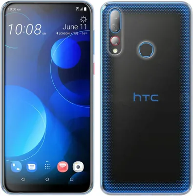 Produktbild von cofi1453® Silikon Hülle Basic kompatibel mit HTC DESIRE 19+ Plus Case TPU Soft Handy Cover Schutz Transparent