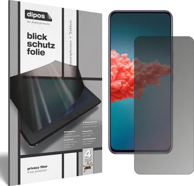 Produktbild von Schutzfolie für ZTE Axon 20 5G mit Sichtschutz Blickschutz Folie