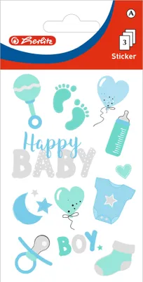 Produktbild von Herlitz Deko Sticker Motiv 21, 3 Bogen