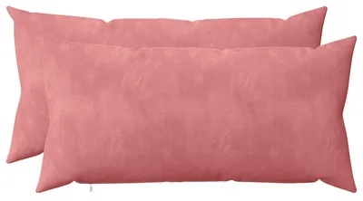 Obrázok produktu pre vidaXL Vankúšový poťah, 2 ks, HEERLEN, ružová, 40 x 80 cm, zamat