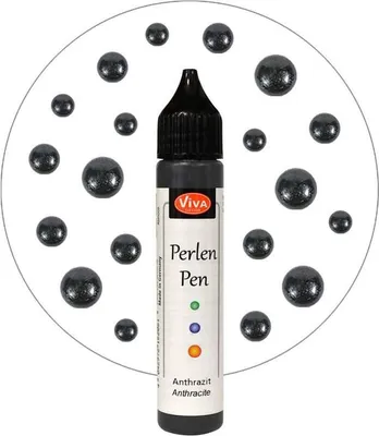 Obrázok produktu pre Perleťové pero - Viva Decor - Antracit 802 antracitové tekuté perly