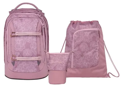 Produktbild von Satch, Schulrucksack-Set PACK Magnolia Dream 3-teilig, ab 5. Klasse