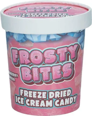 Produktbild von Frosty Bites Freeze Dried Ice Cream Candy Strawberry 40g