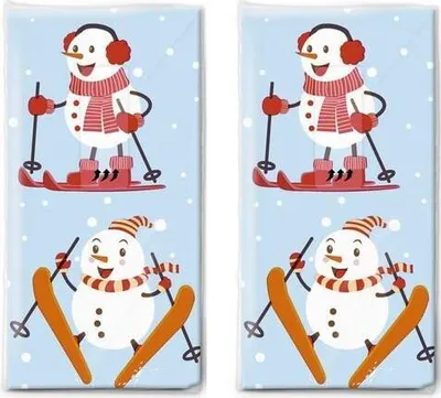 Produktbild von Taschentücher - Active snowmen