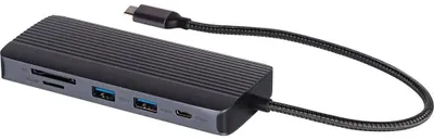 Produktbild von Dockingstation IcyBox PD 10 in 1 1xHDMI 1xVGA USB-C