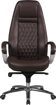 Zdjęcie produktu dla Krzesło biurowe Amstyle AUSTIN z prawdziwej skóry brązowe krzesło do biurka 120KG wysokie oparcie z zagłówkiem X-XL hoc; SPM1.300