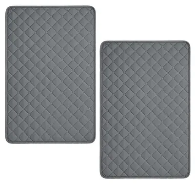 Productafbeelding van Set van 2 antislip bankhoezen, 38 x 57 cm, grijs