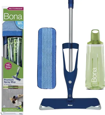 Image de Balai à franges Bona Premium pour sols durs - Balai à franges complet