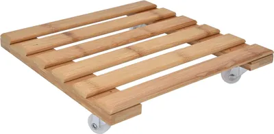 Image de Rouleaux de plantes Supports de base carr?s avec 360 �� amovibles