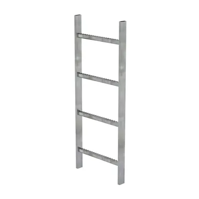 Produktbild von MUNK Schachtleiter Stahl verzinkt 400mm breit 4 Sprossen 1,12m lang