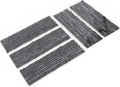 Produktbild von 50 Stück Reifenreparaturstopfen, schlauchloser Reifendichtstreifen, Pannenreparatur für Auto, Motorrad, 200 x 3 mm, Schwarz