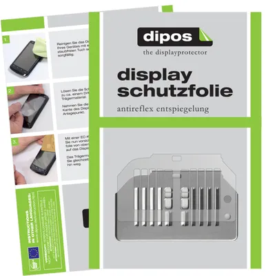 Produktbild von 2x Schutzfolie für Siemens EQ.6 300 TE613501DE Tropfblech matt Displayschutz
