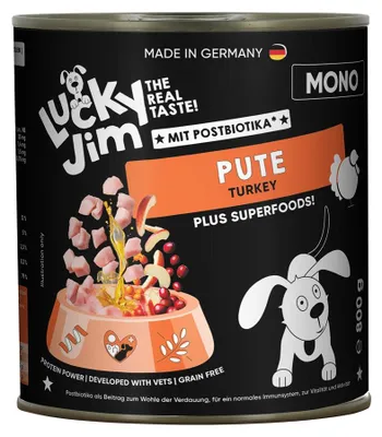 Produktbild von Lucky Jim Mono Pute 800g