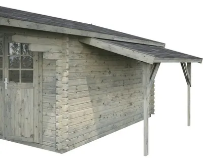 Produktbild von Palmako Schleppdach 4,3 m² Grau tauchimprägniert