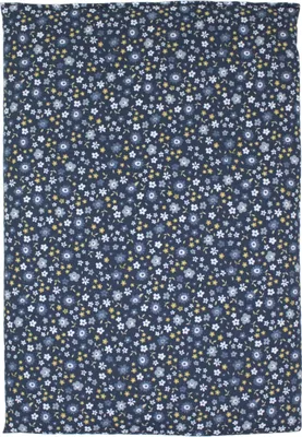 Produktbild von Leinsamenkissen 30 x 20 cm, Bio Stoff "Blümchen-blau" - Als Wärmekissen & Kältekissen - Körnerkissen für Mikrowelle und Backofen - 30x20cm, 800g
