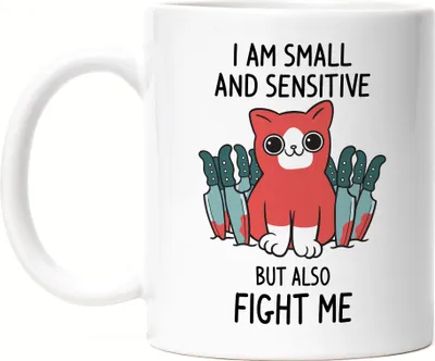 Produktbild von Lustige Katzen Tasse Katzenliebhaber Katzenbesitzer Katzen-Mama Geschenk Katzenmotiv & Spruch Kaffeetasse