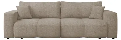Produktbild von MIRJAN24 Sofa Furyn, Schlafsofa mit zwei Bettkästen und Schlaffunktion, Wellenfeder, zwei Dekorative Kissen (Farbe: Coral 50)