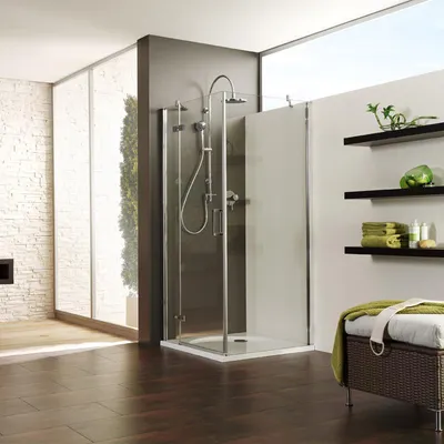 Produktbild von Breuer Panorama, Drehtür Und Seitenwand 90Cm Breuer Höhe: 200 Cm, 3404005001004